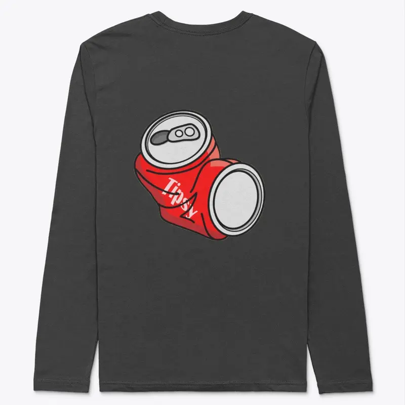 Tipsy Crushed Can Long Sleeve Tee